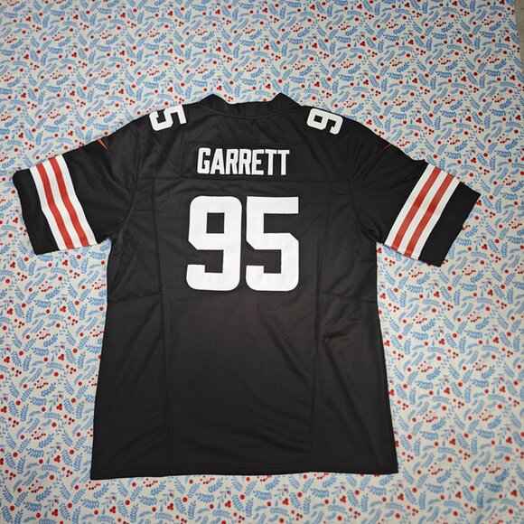 Myles Garrett Cleveland Browns Black Jersey No. 95 - Picture 6 of 7